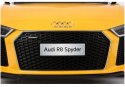 Auto na Akumulator Audi R8 Spyder Żółty LEAN CARS