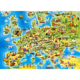 Puzzle 100 map of europe CASTOR