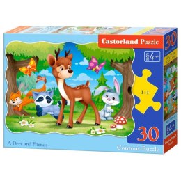 Puzzle 30 el. deer and friends CASTOR