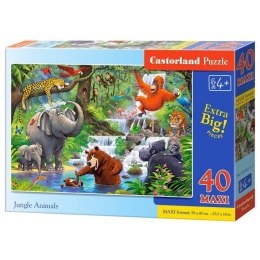 Puzzle 40el.maxi jungle animal CASTOR