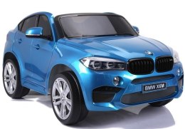 Auto Na Akumulator BMW X6M Niebieskie Lakierowane LEAN CARS