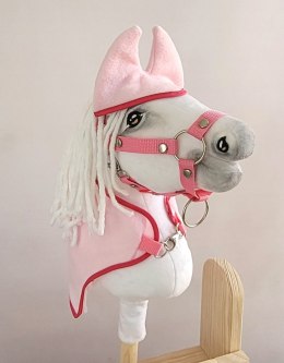 Zestaw dla Hobby Horse A4: derka + nauszniki - jasny różowy