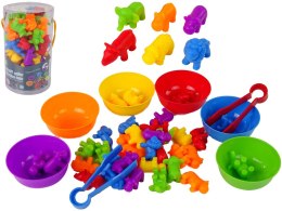 Zabawka Do Sortowania Kolorów Zwierzęta 36 Elementów