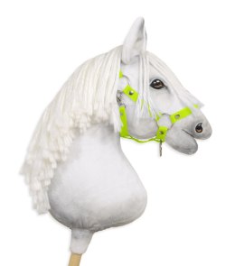 Kantar regulowany dla konia Hobby Horse A3 - neon green