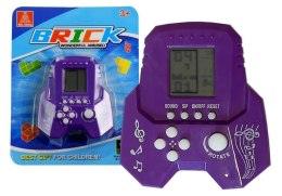 Gra Elektroniczna Tetris Bricks Rakieta Fioletowa Import LEANToys