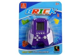 Gra Elektroniczna Tetris Bricks Rakieta Fioletowa Import LEANToys