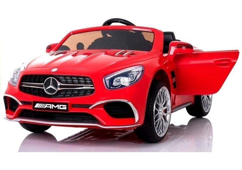 Pojazd na Akumulator Mercedes SL65 LCD Czerwony LEAN CARS