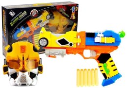 Pistolet na Strzałki Piankowe Robot 2w1 + Maska Import LEANToys