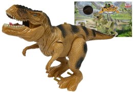 Dinozaur Tyranozaur Rex Na Baterie Brązowy Import LEANToys