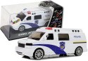Auto Ambulans z Naciągiem ze światłami i dźwiękiem Import LEANToys