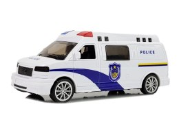 Auto Ambulans z Naciągiem ze światłami i dźwiękiem Import LEANToys
