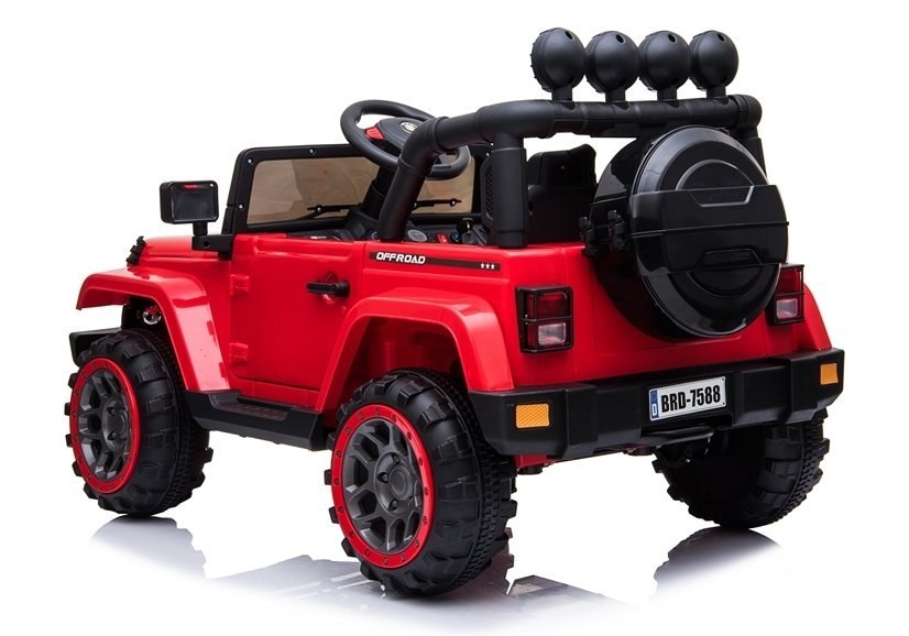 Auto na Akumulator Jeep BRD-7588 Czerwony 4x4 LEAN CARS
