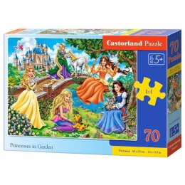 Puzzle 70 princesses in garden CASTOR