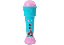 Mikrofon Dziecięcy Karaoke Niebieski Import LEANToys