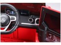 Samochód na akumulator Mercedes G500 czerwony LEAN CARS