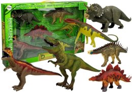 Zestaw Dinozaurów Duże Figurki Modele 6 sztuk Stegozaur Import LEANToys