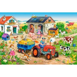 Puzzle 40 el.maxi life on farm CASTOR