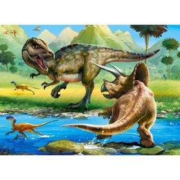 Puzzle 70 tyranosaur vs tricer CASTOR