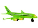 Samolot Pasażerski Zielony Napęd Światła Dźwięki