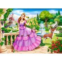 Puzzle 100 princess in garden CASTOR
