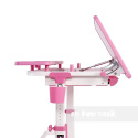 Regulowane biurko z krzesełkiem - Lavoro Pink