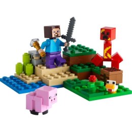 Minecraft zasadzka creepera LEGO