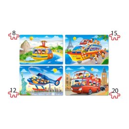 Puzzle 4w1 travel the world CASTOR