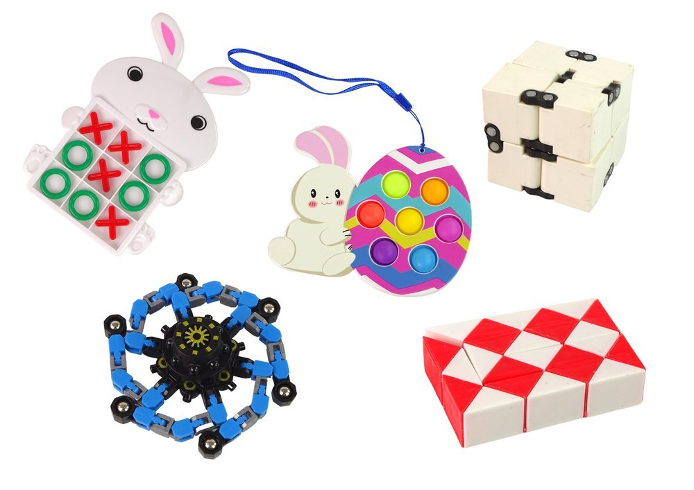 Zestaw Zabawek Wielkanocnych Fidget Toys Antystresowe 36 Elementów
